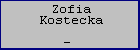 Zofia Kostecka