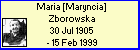 Maria [Maryncia] Zborowska